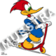 El Pajaro Loco en motopatin